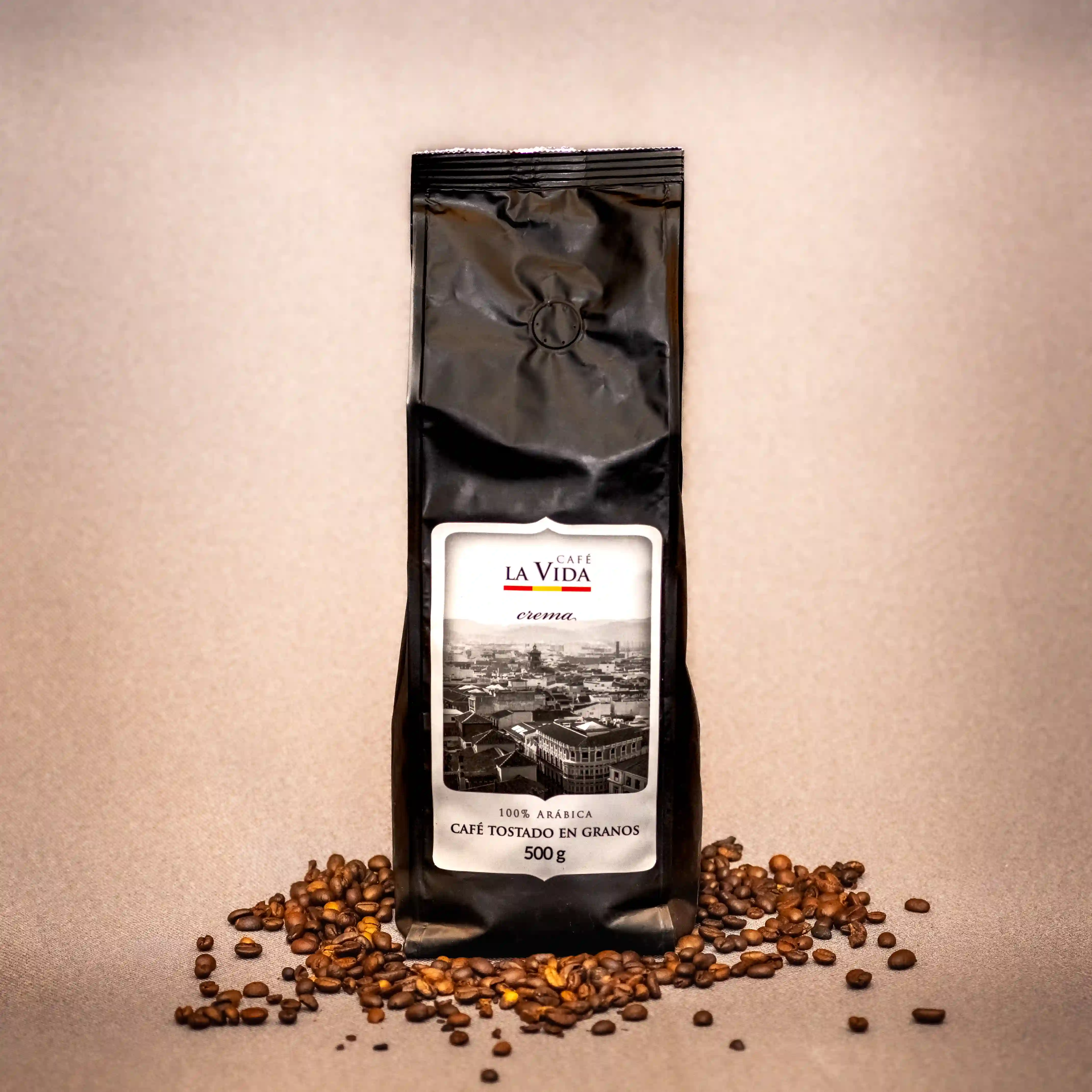 La Vida Crema Whole Bean 500g main