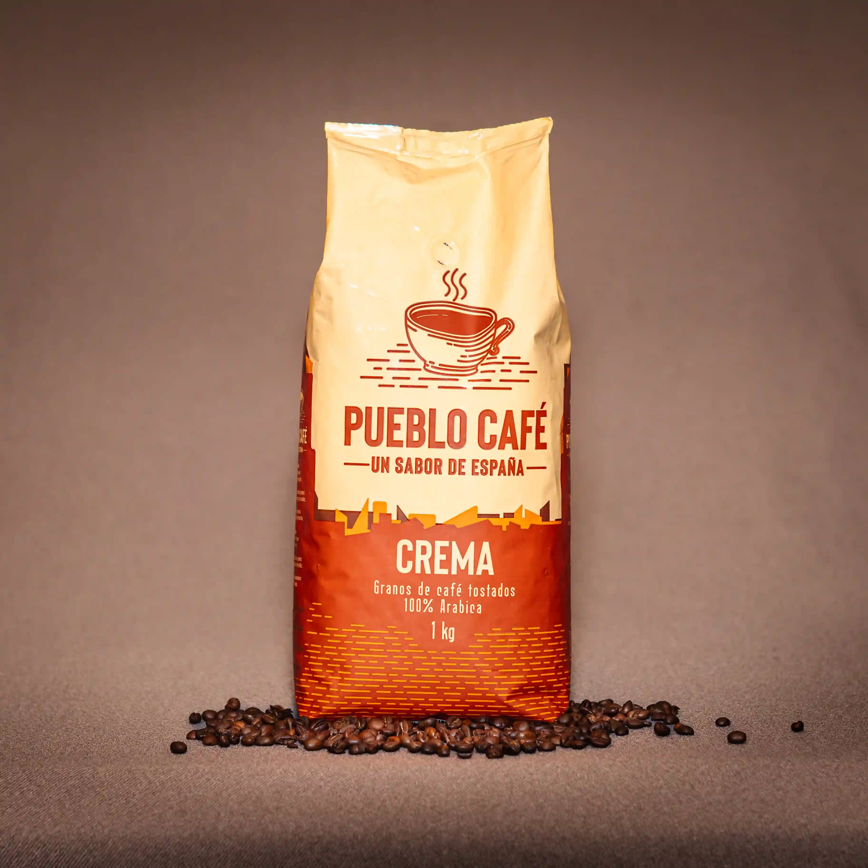 Pueblo Cafe Crema Whole Bean 1kg main