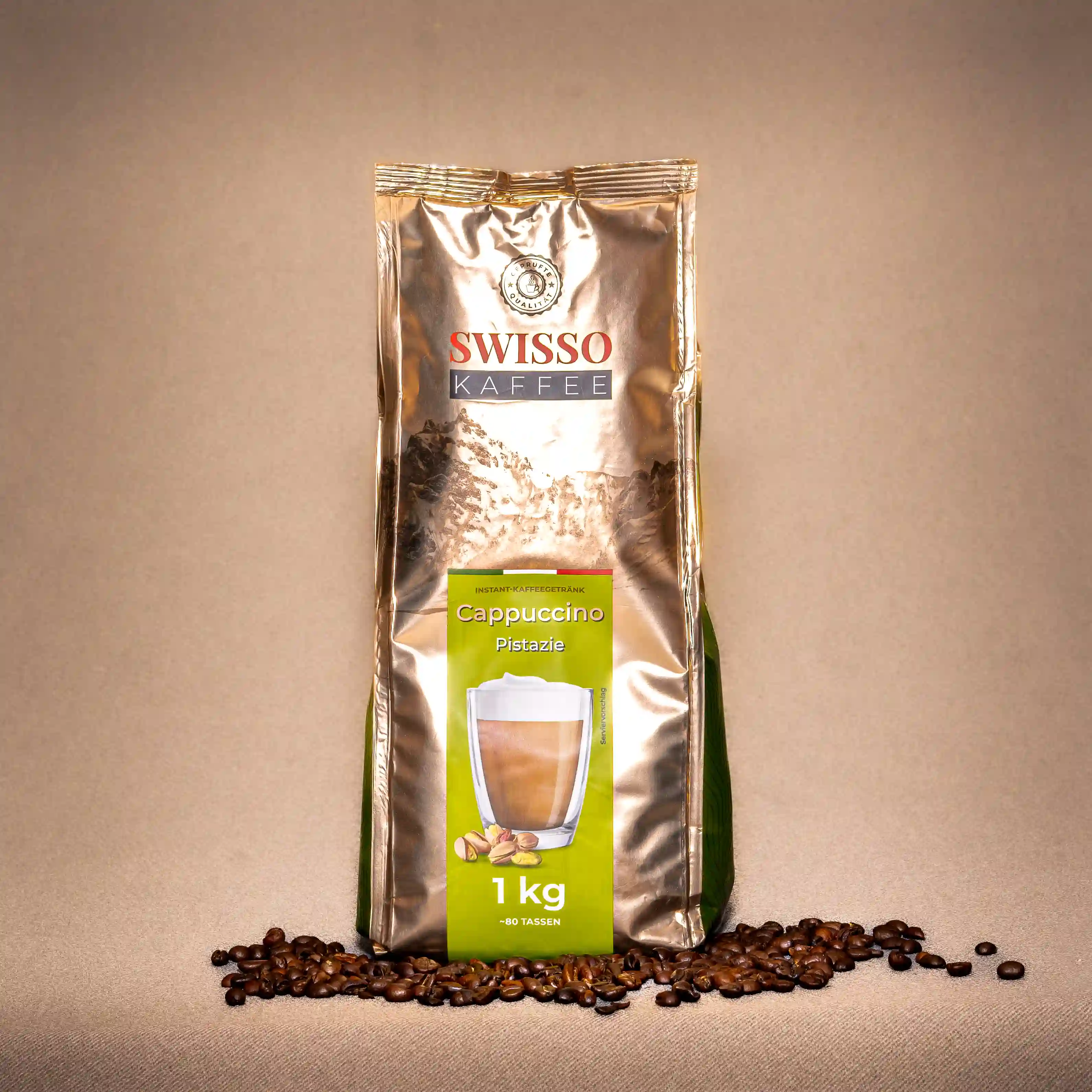 Swiss Cafe Pistachio Cappuccino Mix 1kg main