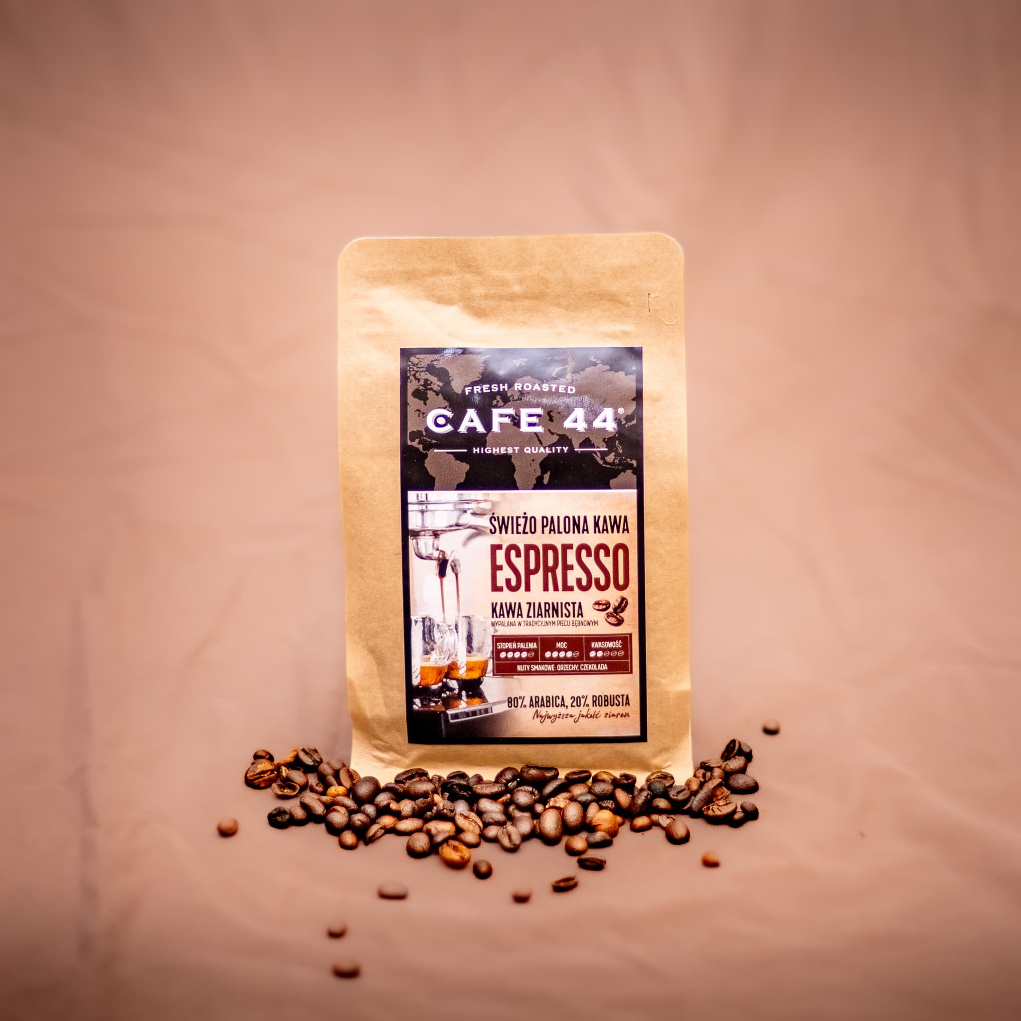 Cafe44 Espresso Whole Bean 200g main